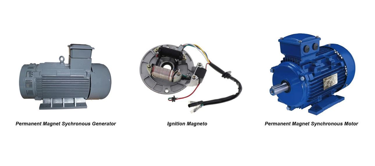 Permanent magnet synchronous motor magnets-1